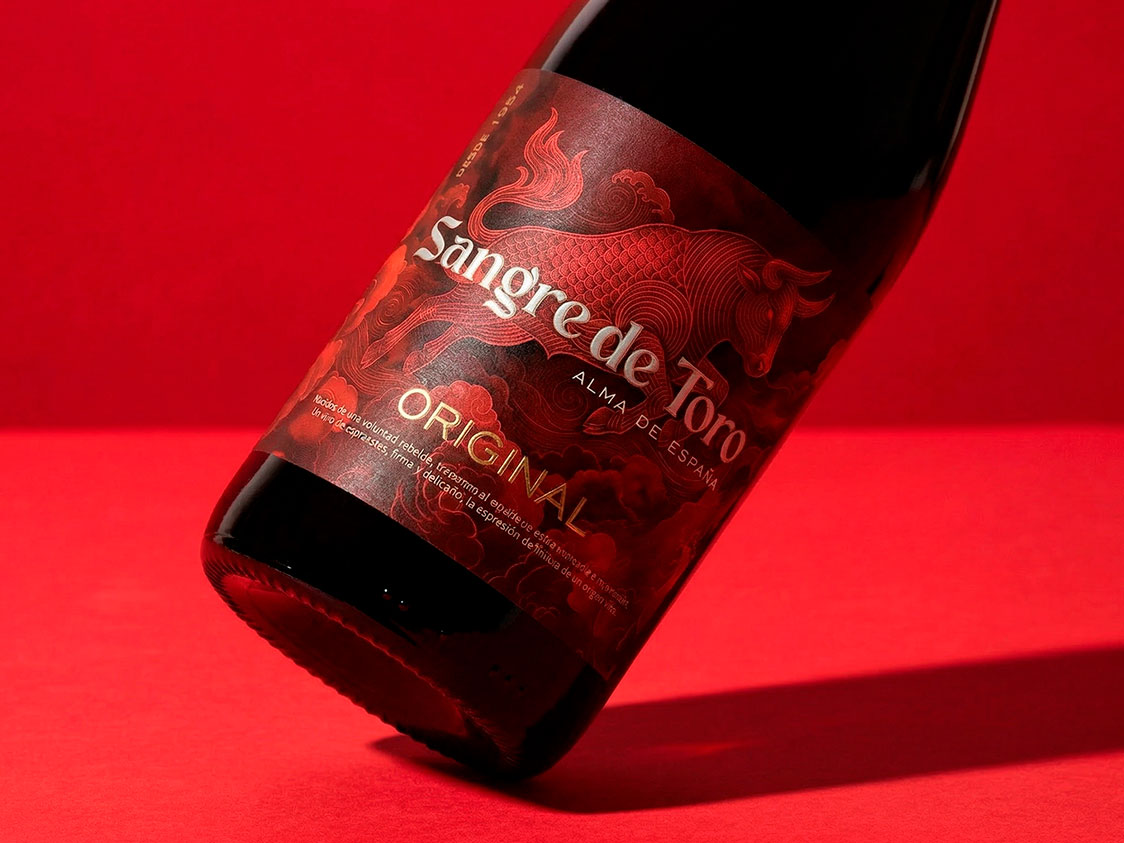 Botella de Sangre de Toro Original