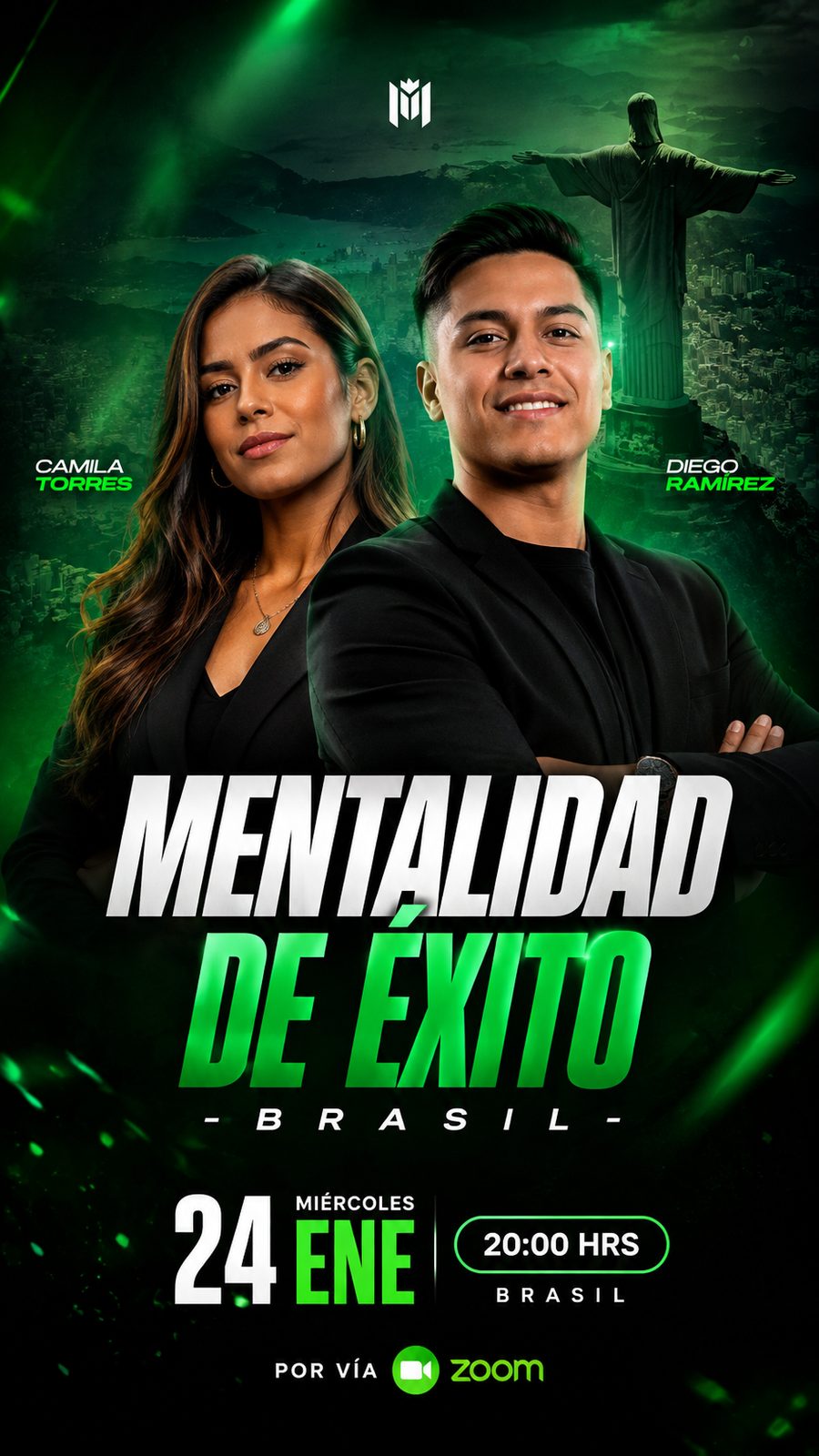 Peça de la convocatòria Mentalidad de Éxito per al Brasil