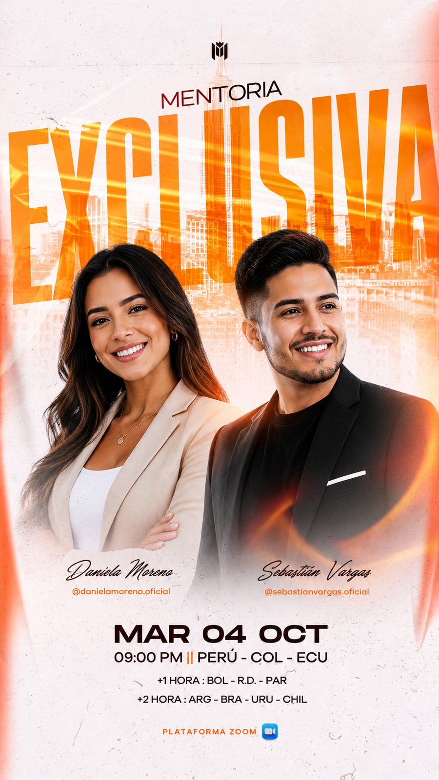 Peça vertical de la mentoria exclusiva